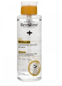 Beesline 3 IN Micellar Water Facial Make up Remover Impurities Cleanse Soothes For Face Eyes and Lips Fragrance Free 100 ml 