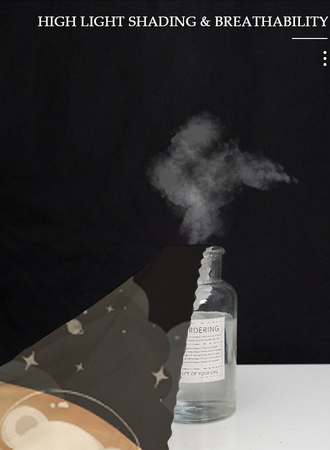 DUNISO Blackout Bottom Bunk Bed Curtains Dormitory Room Lightproof Decorative Roommate Privacy Cover Canopy Photo Background Decor Backdrop Blackout Curtain 2 Panels - Image 4