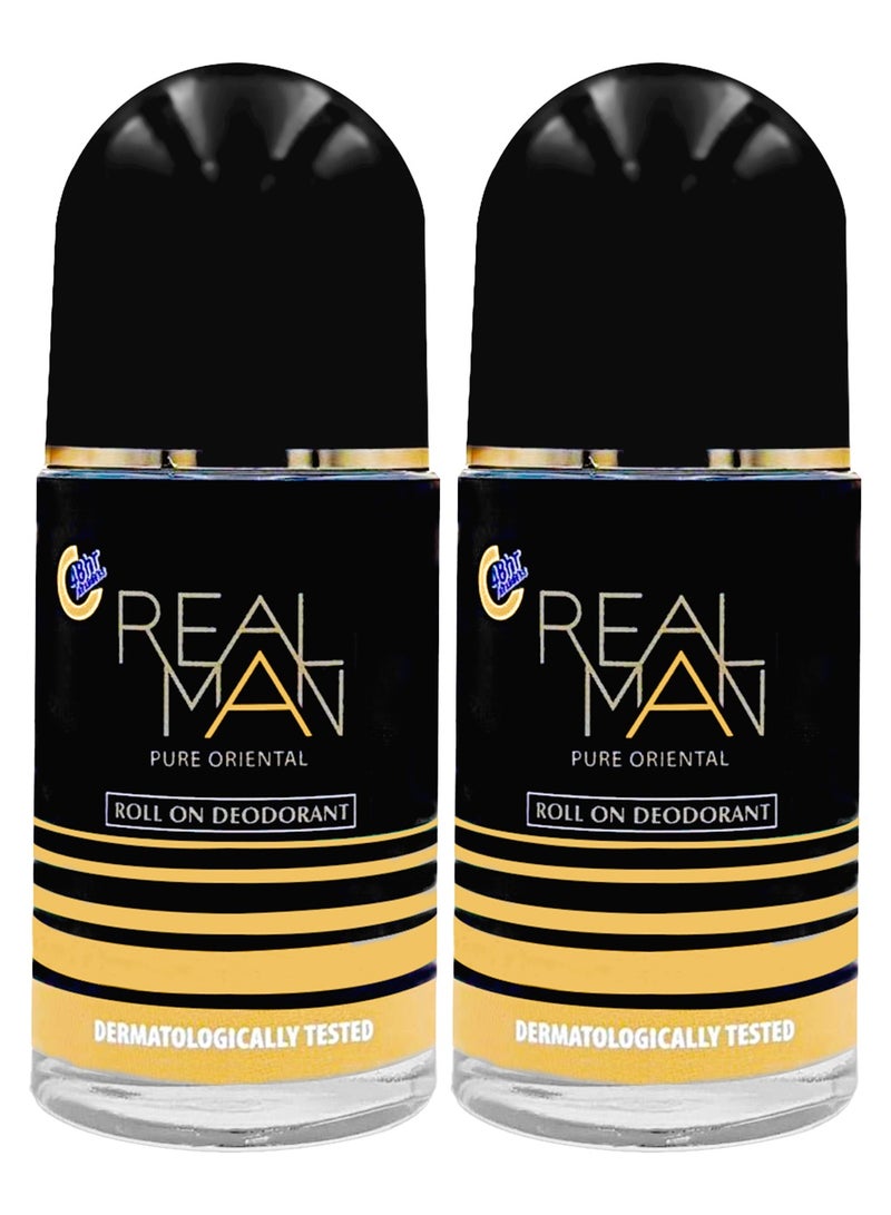 RealMan Deo Roll-On 50ml - PURE ORIENTAL - 2pcs