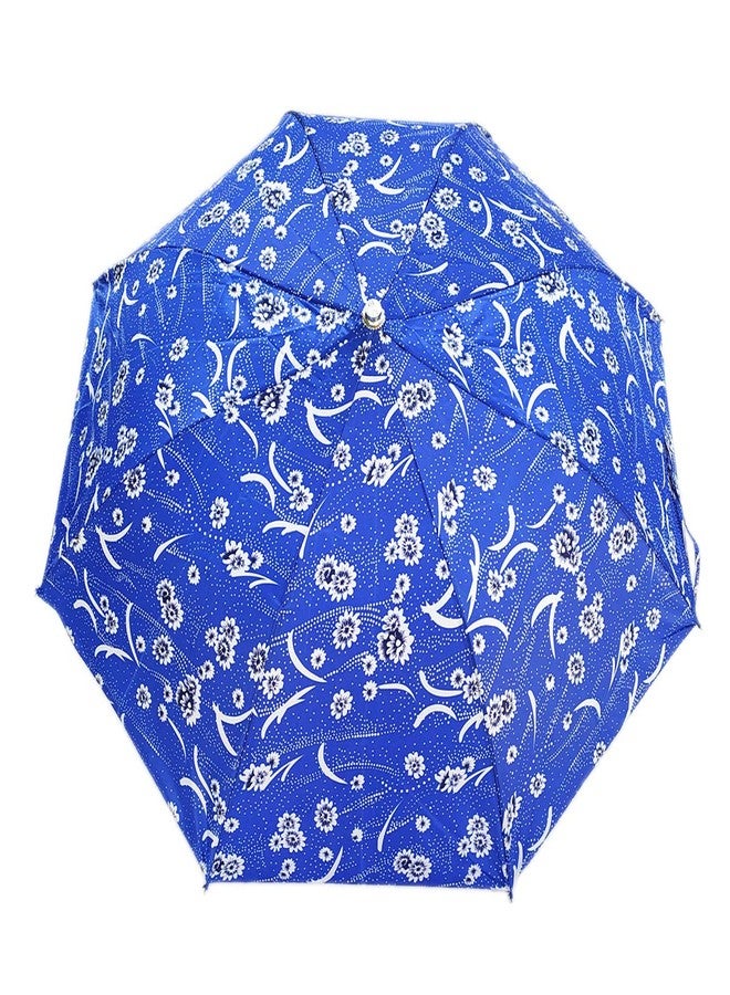 RAINPOPSON 2 Fold Printed Big Size Umbrella for Women & Men UV Protection Office Umbrella Combo for Girls/Men/Women (Multicolor & Blue Printed) - Set of 2 - Image 3