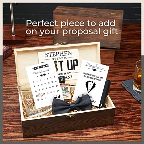 STOFINITY 10 Groomsmen Proposal Cards Set - 8 Will You Be My Groomsman Proposal Gifts for Wedding, 2 Best Man Proposal Gifts, Funny Asking Groomsman Card, Suit Up Groomsmen Gift Box Invitation Ideas - Image 5