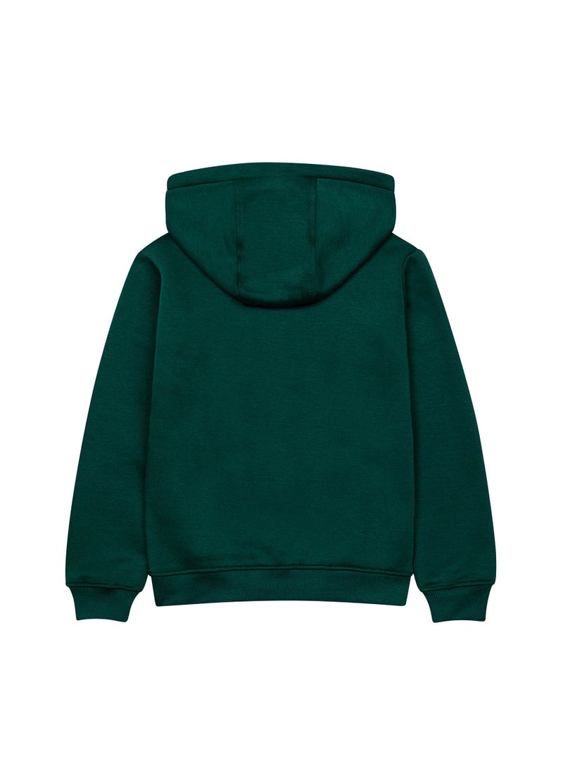 MINOTI Kids Boys' Zip Up Hoodie with RSPT Graphic and Kangaroo Pocket  - Image 2