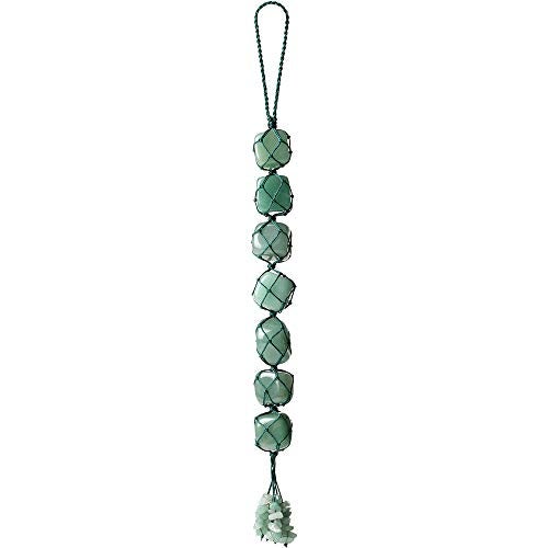 iSTONE Home Decor Hanging Ornaments - Green Aventurine Gemstone Set for Feng Shui and Reiki - Image 1