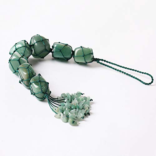 iSTONE Home Decor Hanging Ornaments - Green Aventurine Gemstone Set for Feng Shui and Reiki - Image 3
