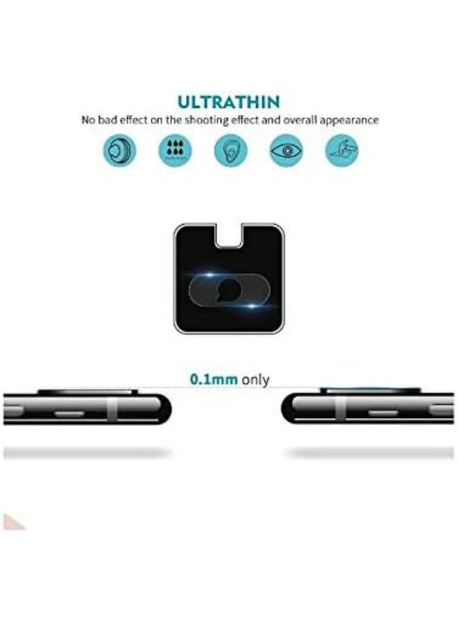 TheWorldMall Camera Lens Full Cover Tempered Glass Film Back For Apple iPhone XS Max XR 2018 iphone X 7 8 9 6 6S Plus - Image 3