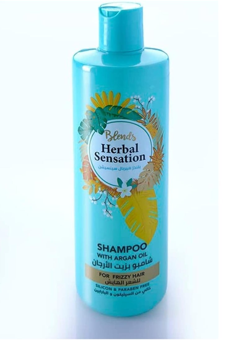 Blends Herbal Sensation Shampoo with Argan Oil for Frizzy Hair 850 ml 