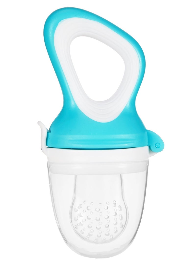 Momeasy Fresh Food Feeder (Large) for Babies 6M+, Safe Baby Fruit & Food Feeder for Self Feeding, BPA-Free Teething Feeder, Easy Grip Handle, Explore New Tastes Assorted - Image 5