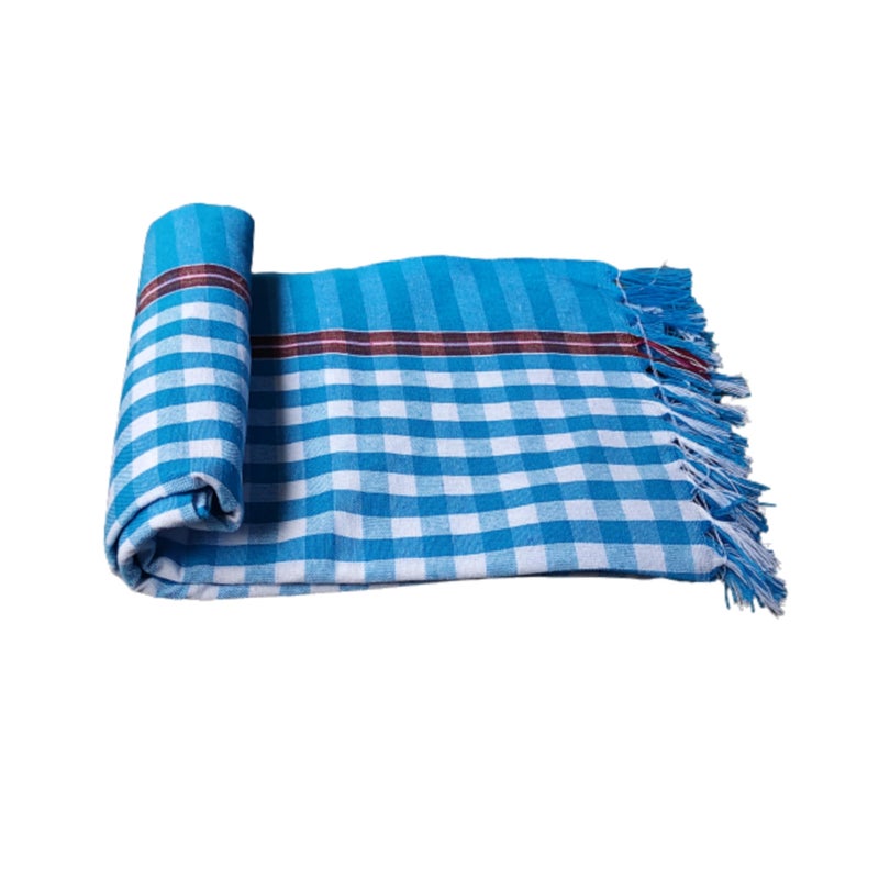 VUNNAVA® Handloom 100% Pure Cotton Towels XXXL Size 36/72Inch(90/180cm) 3/6feet Heavy Quality GBP03 (Pack of 3) - Image 3