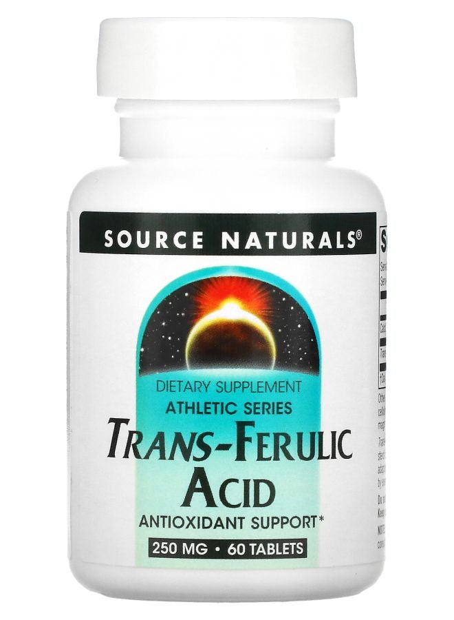 Athletic Series Trans-Ferulic Acid 250 mg 60 Tablets
