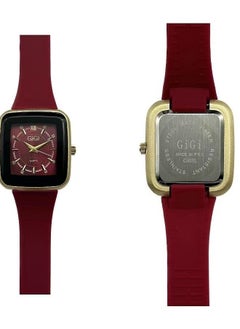 GiGi GIGI Analog Watch With Red Leather Strap  - Image 4