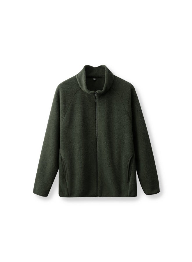 Flying in the snow Multi-color Versatile Casual Short Fleece Jacket 2025 Fall/winter Urban Minimalist - Image 2