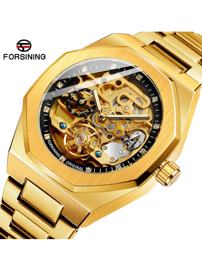 FORSINING Watches for Men Watch Stainless Steel Luxury Luminous Water Resistant Automatic Mechanical Wristwatc - Image 2