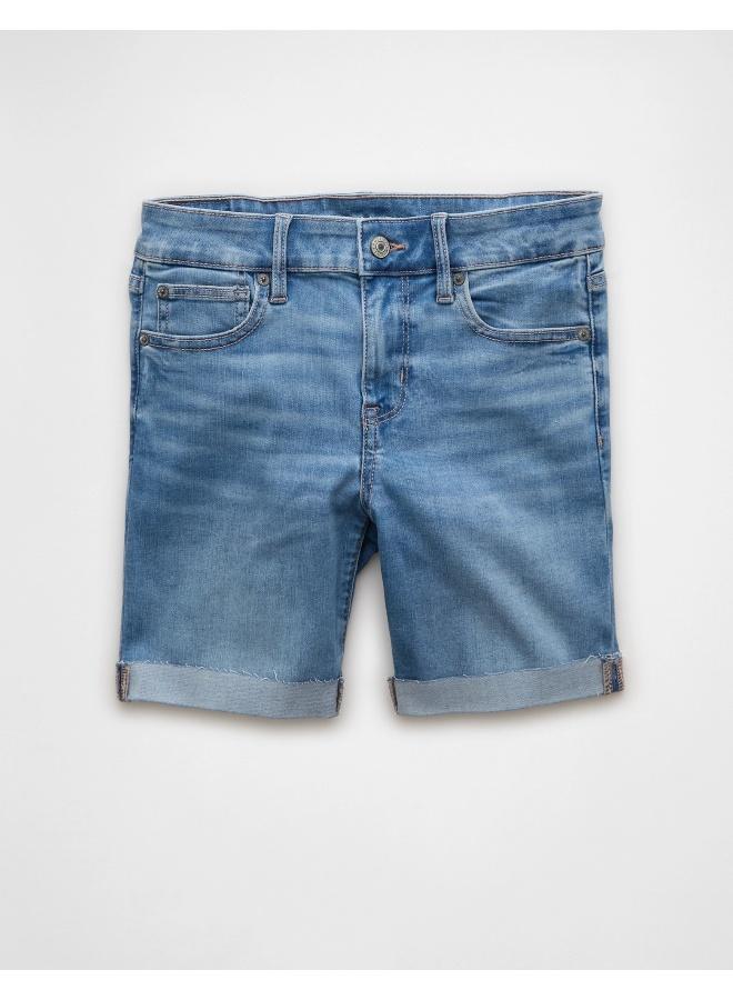 امريكان ايجل شورت جينز برمودا سكيني بخصر مرتفع من - Image 3