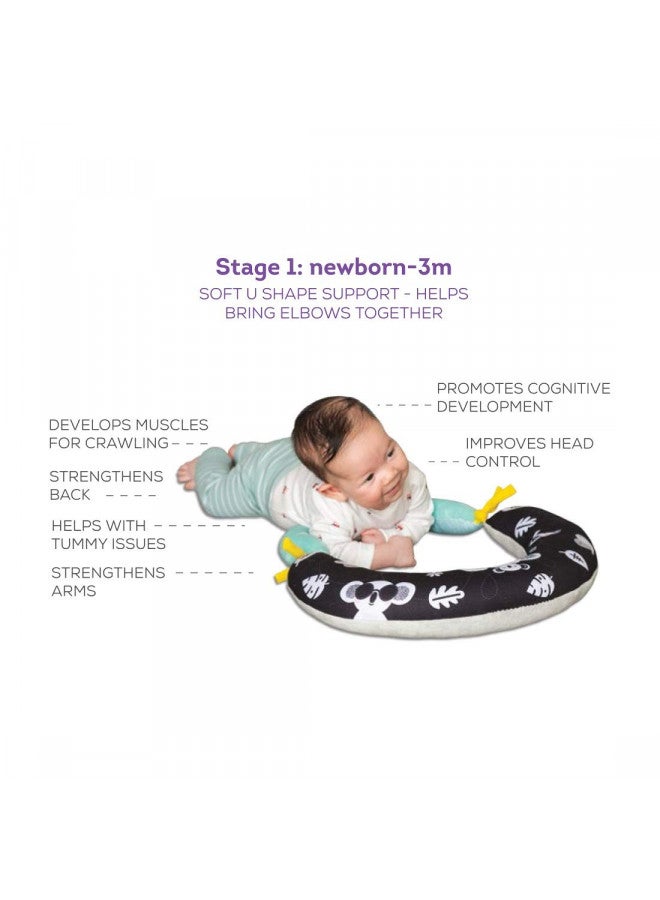 Taf Toys Taf Toys 2 in 1 Tummy-Time Soft Baby Developmental Pillow for 0-5 Months, Newborns and Infants Fun Play Time on Tummy  - Image 4