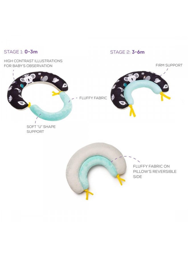 Taf Toys Taf Toys 2 in 1 Tummy-Time Soft Baby Developmental Pillow for 0-5 Months, Newborns and Infants Fun Play Time on Tummy  - Image 1