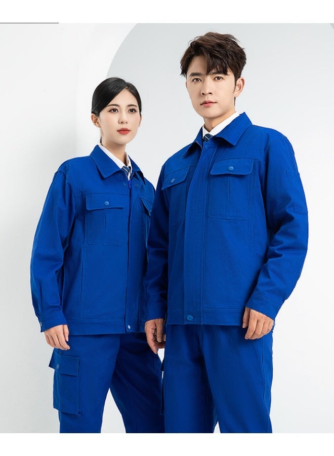 NIBEMINENT Pure Cotton Spring Autumn Work Uniform Electric Welding Men Women Maintenance Clothing Labor Protection Clothing - Image 1
