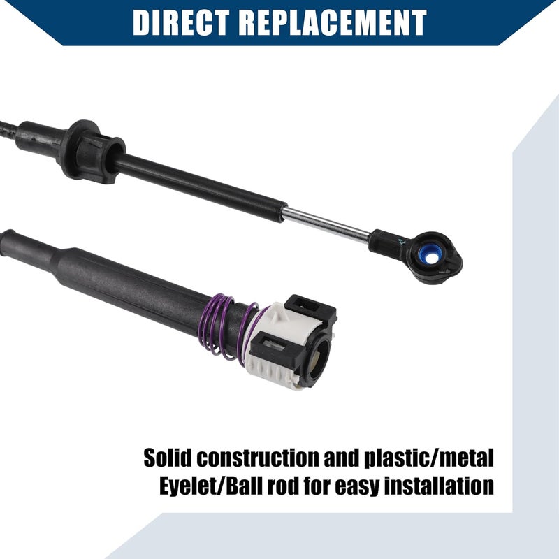Hihaha Automatic Transmission Gear Shifter Cable for Chevy Express and GMC Savana - Durable Black Control Lever Cable - Image 5