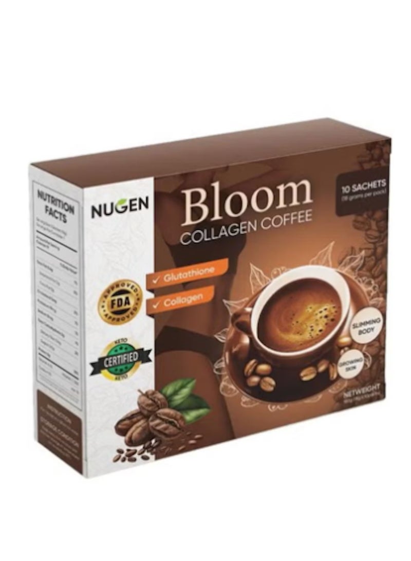 Bloom Collagen Coffee 10 Sachets - Image 1
