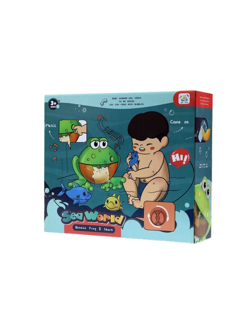 Cute Frog - Automatic Bubble Blowing Machine - Kids Summer Outdoor Party Game - Image 1