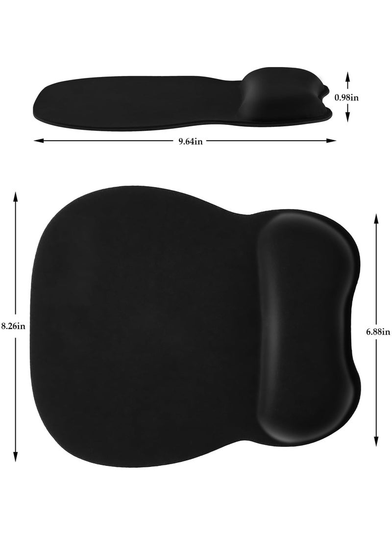 أوماكس وسادة ماوس مريحة مع مسند معصم من الجل، وسادة ماوس مريحة مع سطح أملس لدعم المعصم وقاعدة من البولي يوريثان غير قابلة للانزلاق لتخفيف الألم، والكمبيوتر، والكمبيوتر المحمول، والمكتب والمنزل - Image 5