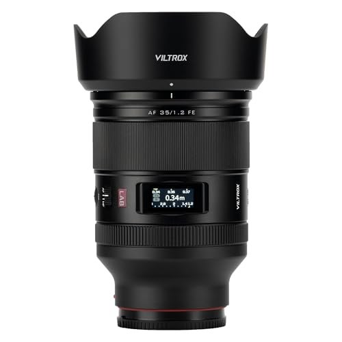 VILTROX 35mm f/1.2 F1.2 LAB FE Lens Full Frame Large Aperture Auto Focus Prime Lens Compatible with Sony E-Mount Cameras A7SIII A7III A7RIII A7IV A7RIV A9 A1 FX3 A7RV ZVE1 A7CR A7CII A93 ZV-E10 FX30 - Image 1