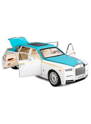 1:24 Rolls-Royce Phantom Model Car, Zinc Alloy Pull Back Toy Diecast Toy Cars with Sound and Light for Kids Boy Girl Gift(Blue) - pzsku/Z79419DAE510B3AF506D6Z/45/1744698684/d654524f-0c70-4201-bee6-5a95dd42c4e8