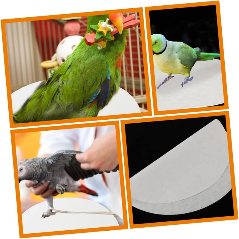 100pcs Bird Cage Liner Absorbent Urine Mats for Parrots Easy to Use Cushions Pet Cage Accessories - Image 5