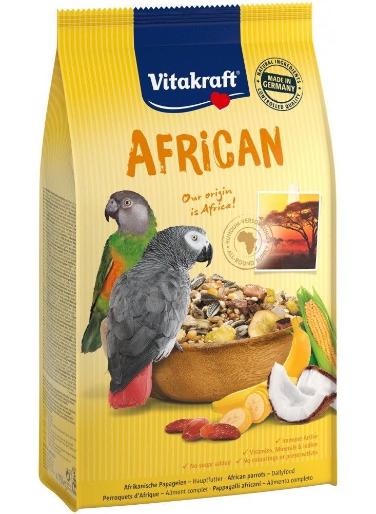 Vitakraft African Parrots Food With Vitamins, Minerals AndI odine - 750g - Image 1