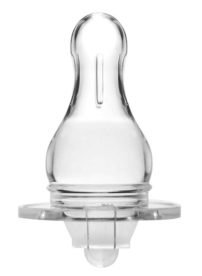 بور حلمات سيليكون رفيعة للرقبة من PUR Gentle Touch (عبوة من قطعتين) (متوسط) - Image 1