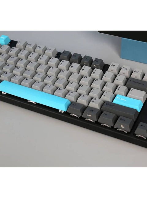Varmilo Moonlight 87 Wireless Mechanical Keyboard, MX Daisy L Switches, Hot-Swappable, Wired/Bluetooth/2.4GHz Connectivity, PBT Keycaps, US QWERTY Layout, Moonlight