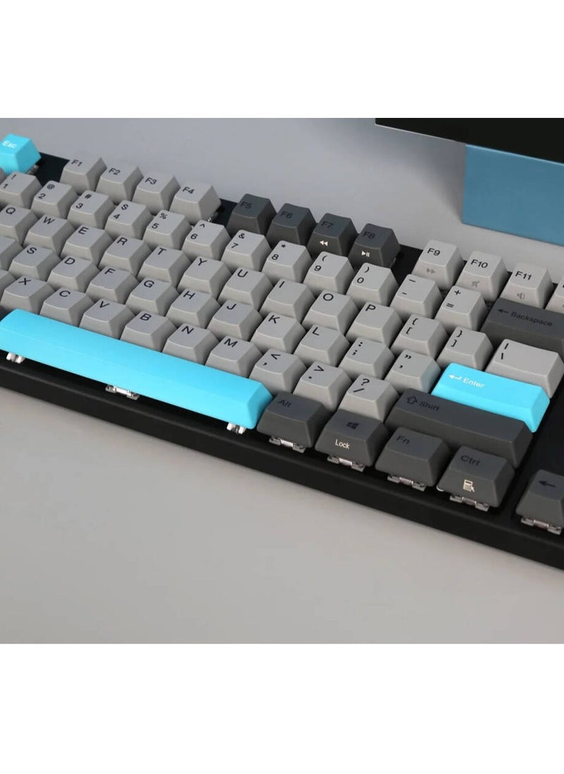 Varmilo Varmilo Moonlight 87 Wireless Mechanical Keyboard, MX Daisy L Switches, Hot-Swappable, Wired/Bluetooth/2.4GHz Connectivity, PBT Keycaps, US QWERTY Layout, Moonlight  - Image 1