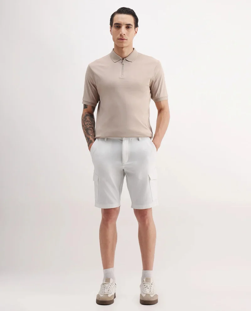 Rare Rabbit Men's 4 Way Stretch Cargo Shorts