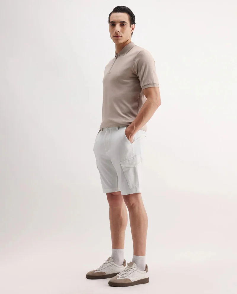 Rare Rabbit Men's 4 Way Stretch Cargo Shorts