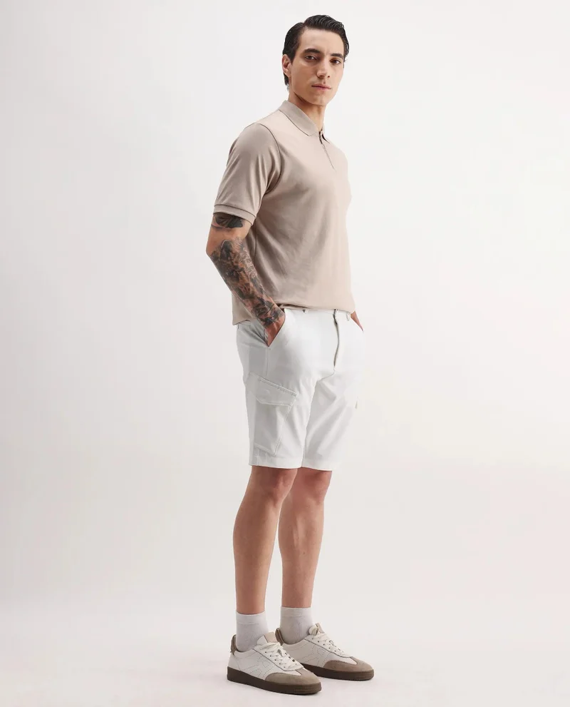 Rare Rabbit Men's 4 Way Stretch Cargo Shorts