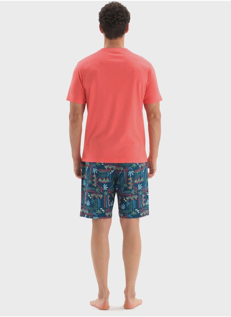 dagi - Nightwear T-Shirt & Short Set - Image 1