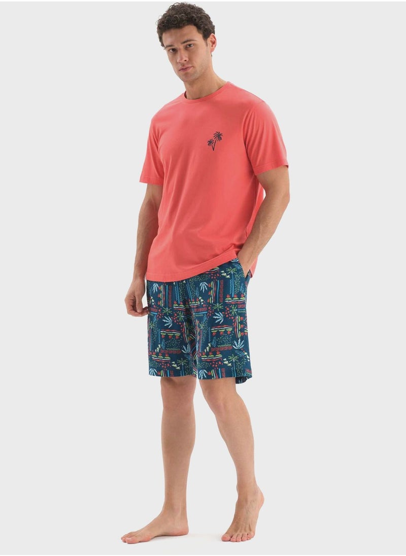 dagi - Nightwear T-Shirt & Short Set - Image 1