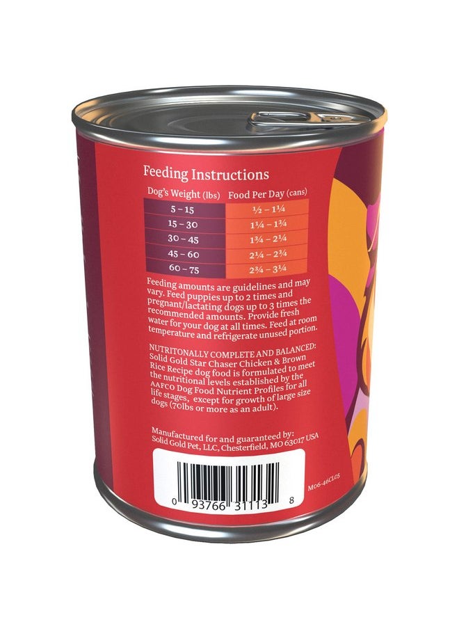 solid gold - Solid Gold Canned Dog Food for Adult & Senior Dogs - Made with Real Chicken and Whole Grains - Star Chaser High Calorie Wet Dog Food for Healthy Digestion and Immune Support… - Image 1