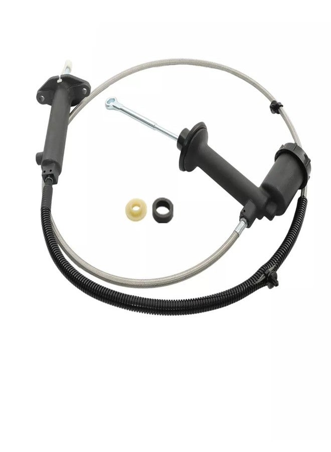 Prefer Warehouse مجموعة أسطوانة القابض الهيدروليكي الرئيسية والفرعية مع خطوطها، معبأة مسبقًا من Prefer Warehouse، متوافقة مع دودج رام 2500 و3500؛ رام 2500 و3500 موديلات 2003-2012. بديل للأرقام CC649073 و68066098AA - Image 2