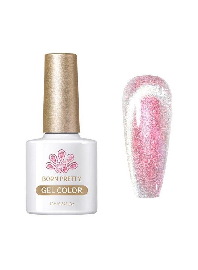 BORN PRETTY 10ml Magic Cat Magnetic UV Nail Gel Polish from BELLE GAGA Semi-Transparent Aurora Crystal Cat Eye Gel Nail Supplies for Professionals (56819-6) - Image 1