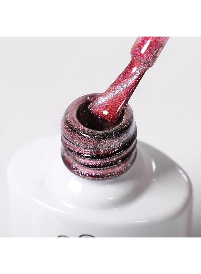 BORN PRETTY 10ml Magic Cat Magnetic UV Nail Gel Polish from BELLE GAGA Semi-Transparent Aurora Crystal Cat Eye Gel Nail Supplies for Professionals (56819-6) - Image 3