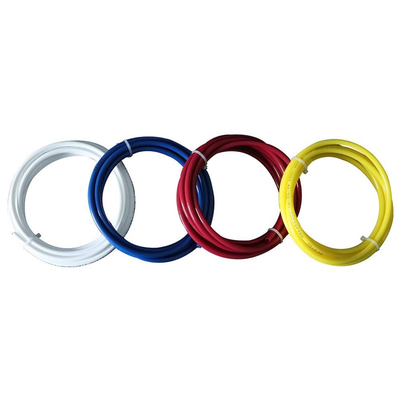 Huining 4 Pack Water Pipe for Reverse Osmosis Membrane Residential RO Membrane Water Filter Cartrige Replacement for 5Stage Home Drinking Water Filtration System Household Water Purifier