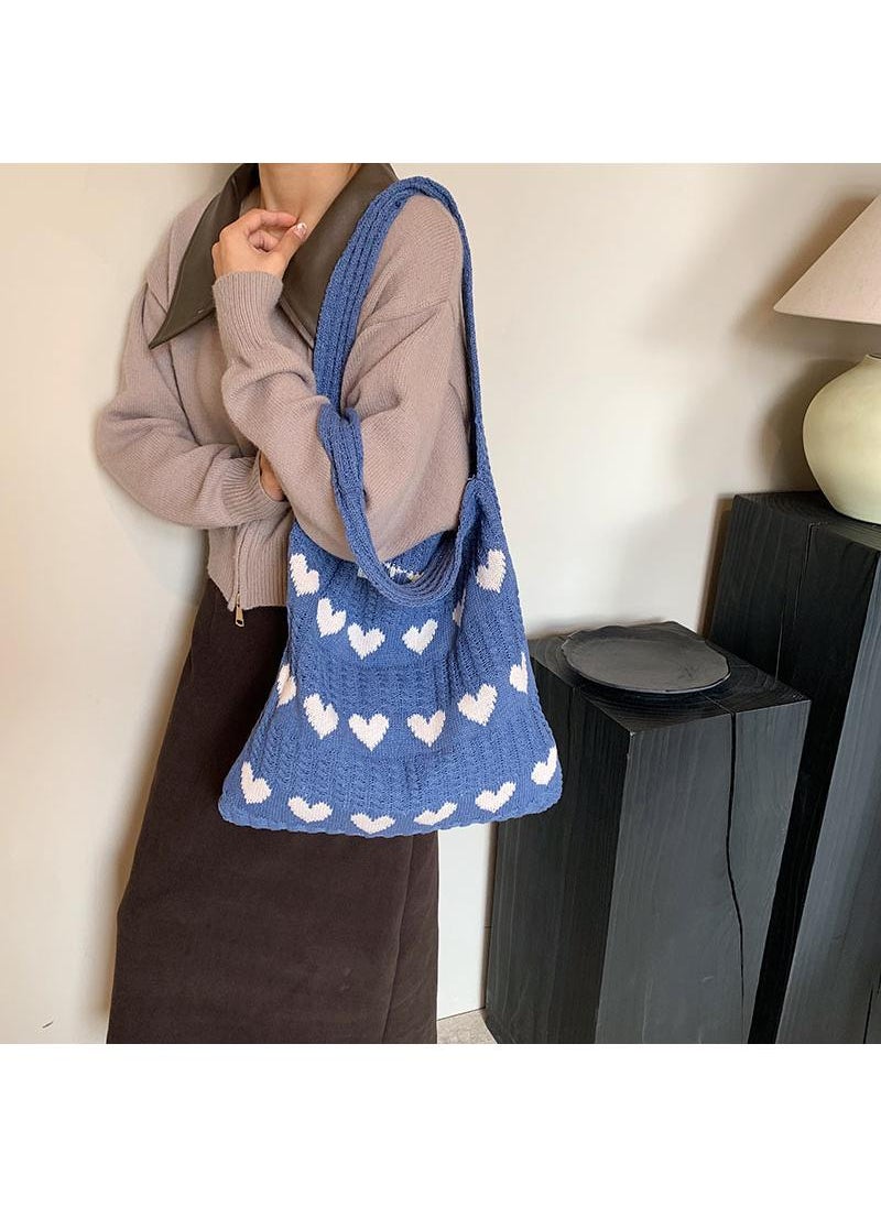 Y&D - Simple Fashion Knitted Shoulder Bag - Image 1
