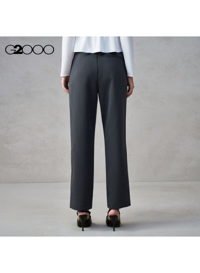 G2000 Women's Autumn Winter Skin-friendly Versatile Casual Straight-leg Pants With Comfortable Stretch, Mall Style - Image 1