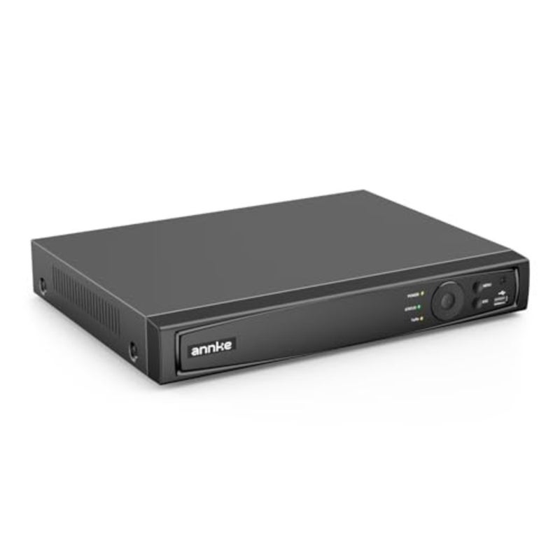 مسجل فيديو شبكة AI ذكي 12MP PoE NVR 8CH، يدعم ما يصل إلى 8X كاميرات IP، يعمل مع كاميرات PoE 12MP/8MP/6MP/5MP/4MP PoE، H.265+، الوصول عن بعد، تسجيل 24/7، متضمن RTSP - Image 1