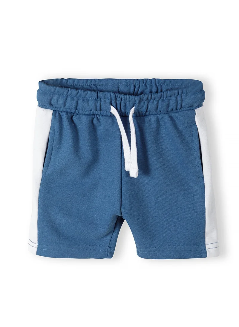 MINOTI Kids Boys Sweatshirt and Shorts Set with Stripe Print