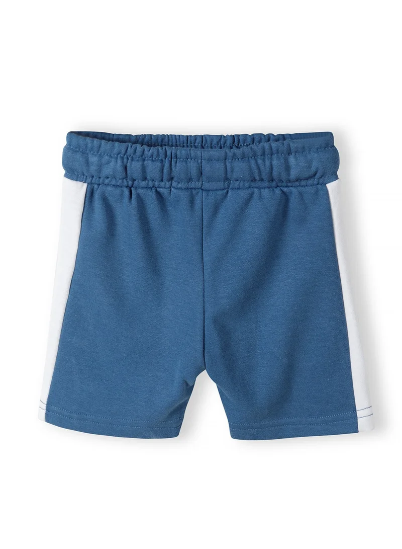 MINOTI Kids Boys Sweatshirt and Shorts Set with Stripe Print