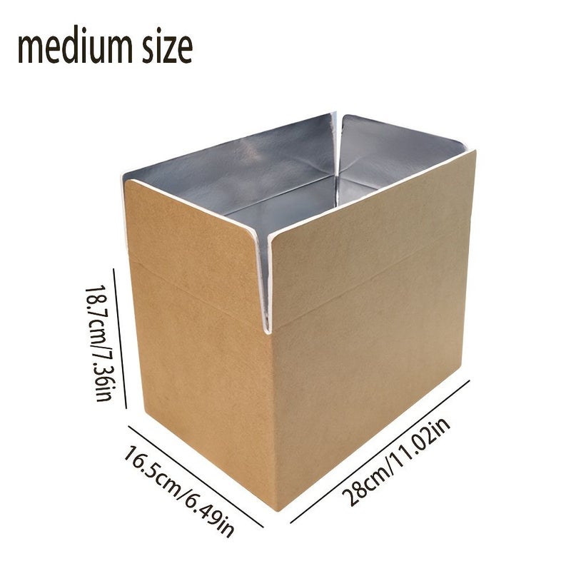 4 Piece Insulated Shipping Box No Assembly Needed for Cold Chain Mailing - Image 2