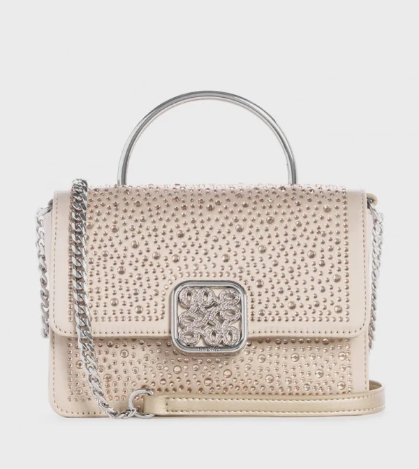 NINE WEST JETT Embellished Top Handle Bag