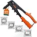 Meiwaltee Rivet gunProfessional Pop Rivet Gun Kit with 200Pcs Rivets 33218532316 Heavy Hand Riveter kit Suitable for Metal work Gutter Automotive and other common DIY projects - Image 2