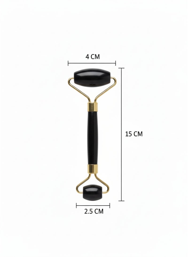 مدلك الوجه بحجر اليشم الكريستالي مزدوج الجانبين  (2 قطعة ) - Image 3